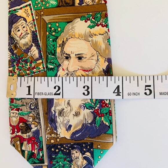 TWO Robert Talbott SPECIAL CHRISTMAS HOLIDAY 100% Silk Hand Sewn Tie LIMITED - Picture 14 of 15